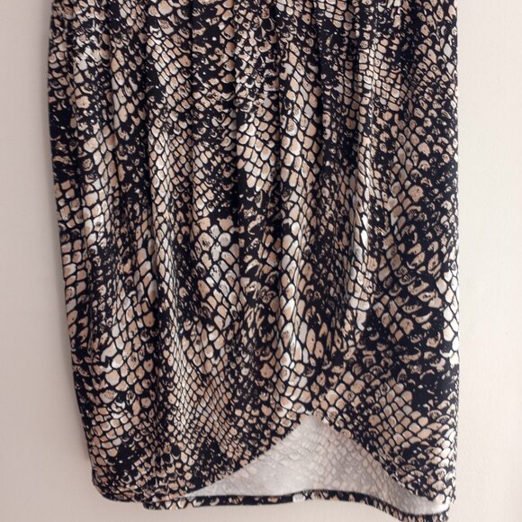 'ASHLEY STEWART' Faux Wrap Tulip Skirt Size 12 EUC - Picture 2 of 11